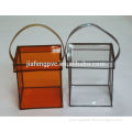 Translucent Colorful PVC Bag with Metal Frame